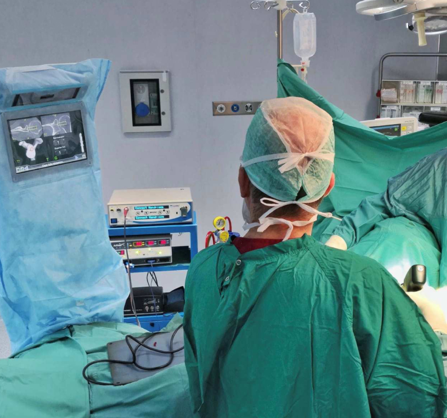 OSPEDALE DI SAN DONA' DI PIAVE: ESEGUITO IL PRIMO INTERVENTO DI PROTESI DI SPALLA CON L'IMPIEGO DEL NAVIGATORE GPS